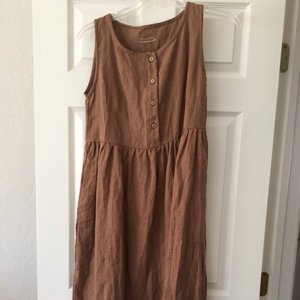 Simply Grey smock dress